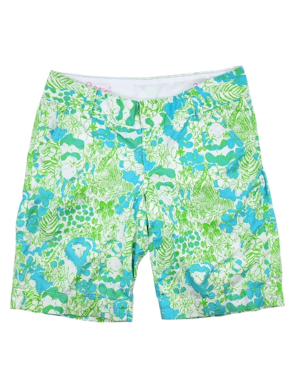 Womens Lilly Pulitzer “The Chipper Short”
Floral Print Cotton Blend Short, Sz 10